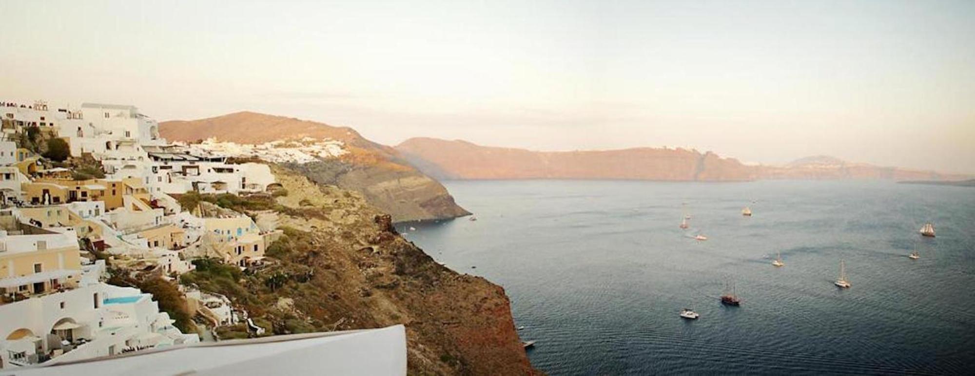 Ilivatos - Elegant Villa On The Caldera'S Edge Ía Eksteriør bilde