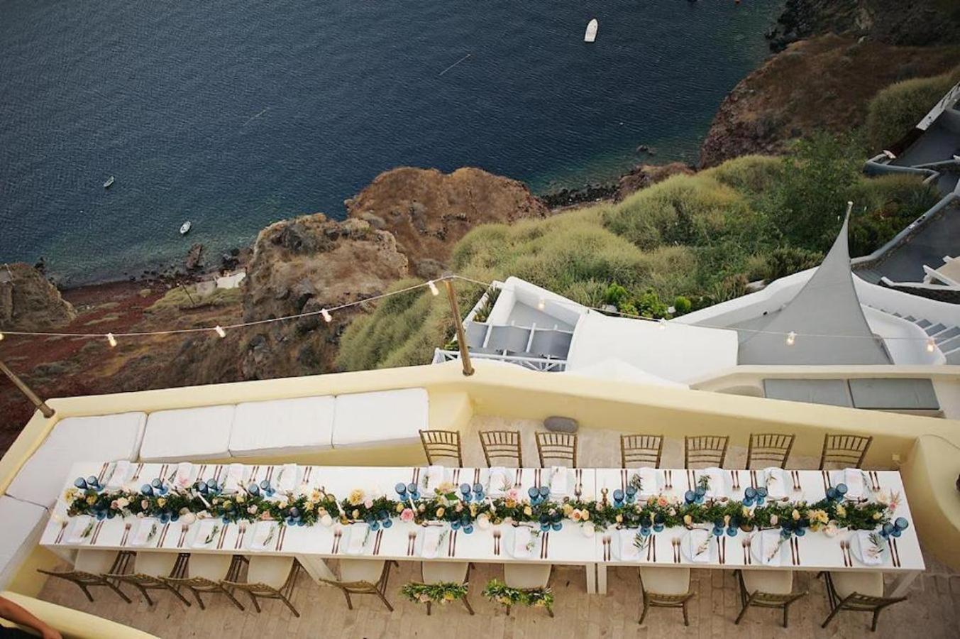 Ilivatos - Elegant Villa On The Caldera'S Edge Ía Eksteriør bilde